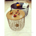 Pumpkin Shaped Metal coffee table